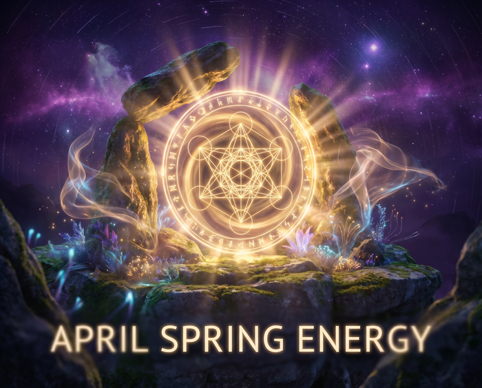 Portaltage April 2026 – mystisches Portal mit goldener Energie und Heiliger Geometrie