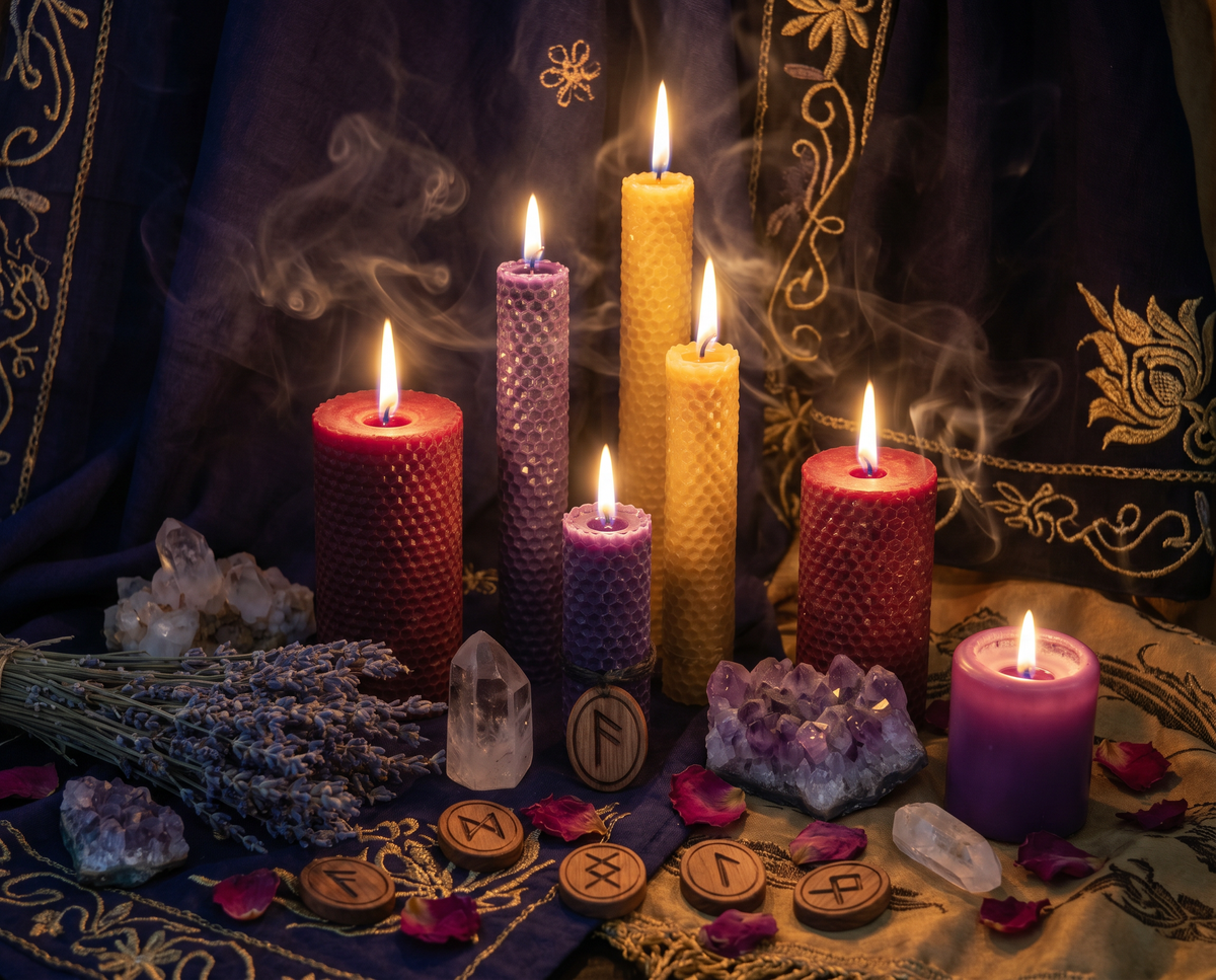 Ritualkerze richtig abbrennen: Anleitung & Deutung