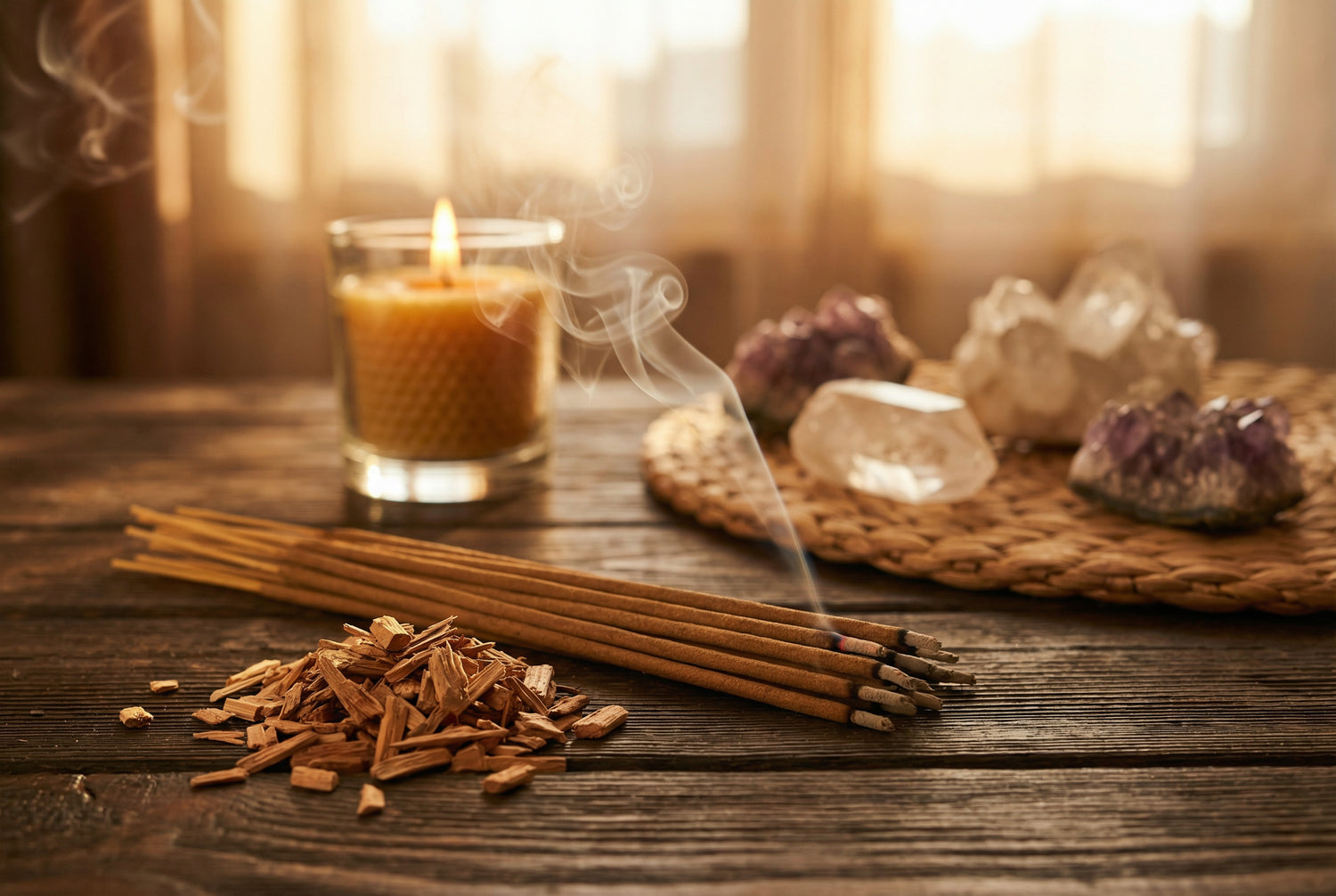 Sandelholz räuchern: Wirkung, Meditation & heilige Tradition