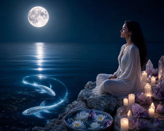 Vollmond in den Fischen: Intuition, Vergebung und spirituelle Öffnung