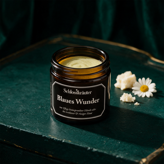 Blaues Wunder Handcreme – Anwendung auf den Händen
