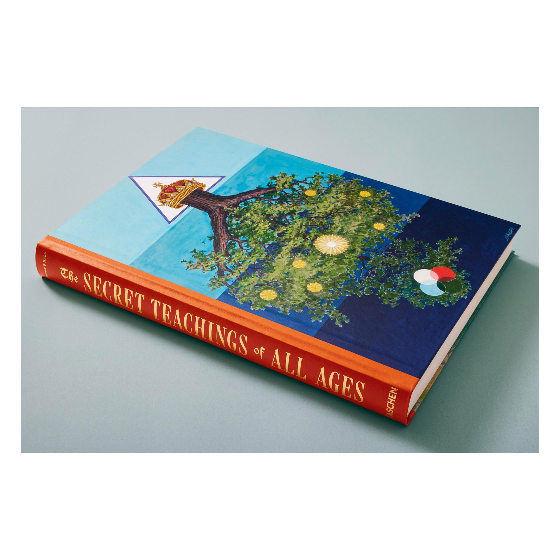 Aufgeschlagene Doppelseite aus Secret Teachings of All Ages