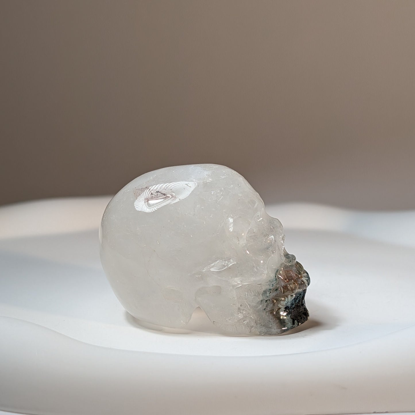 Kristallschädel Gabar aus Jadeit, 82g