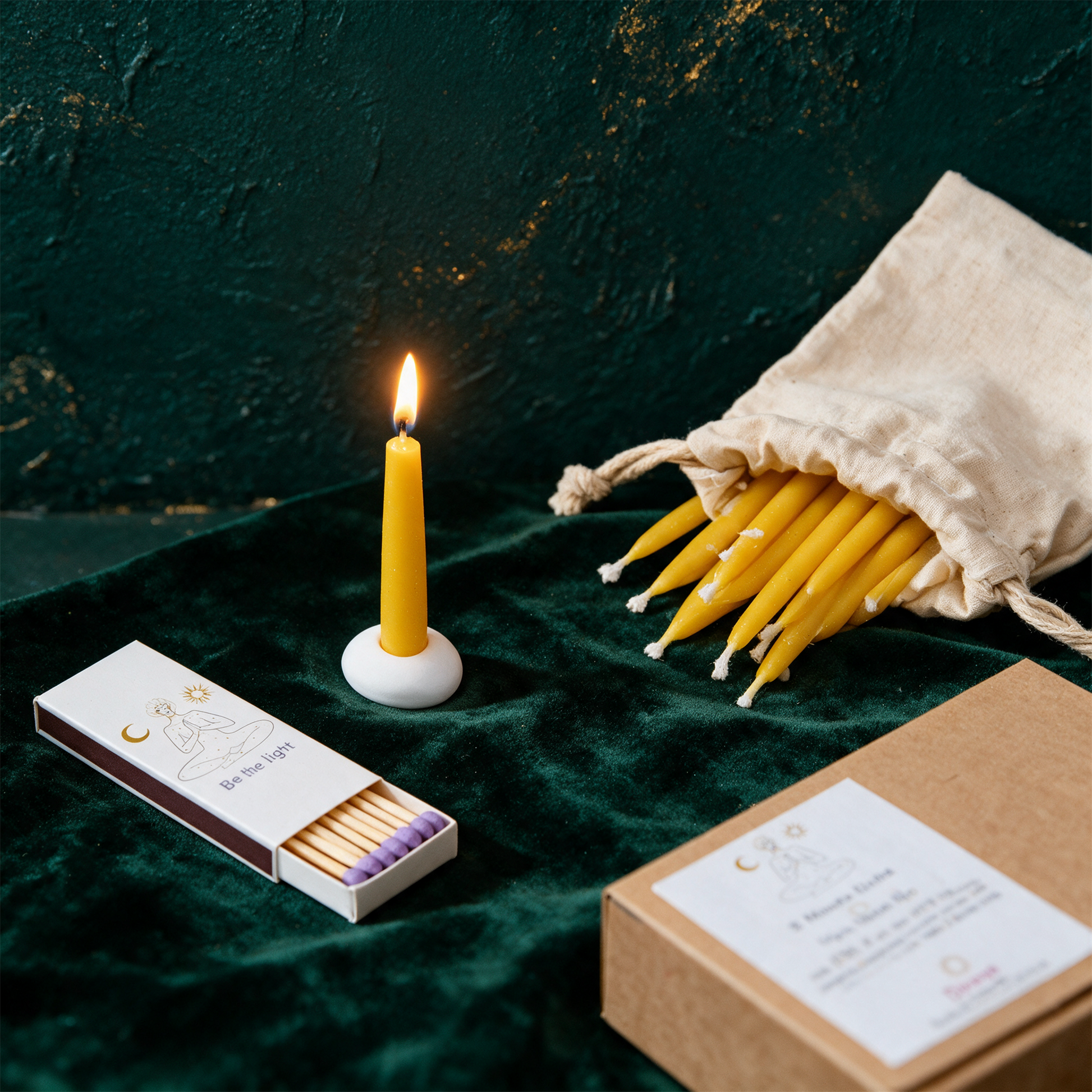 20 Minuten fÃ¼r Dich: Calm & Clarity | Ritual-Set â€“ Anwendung vor tiefem SmaragdgrÃ¼n