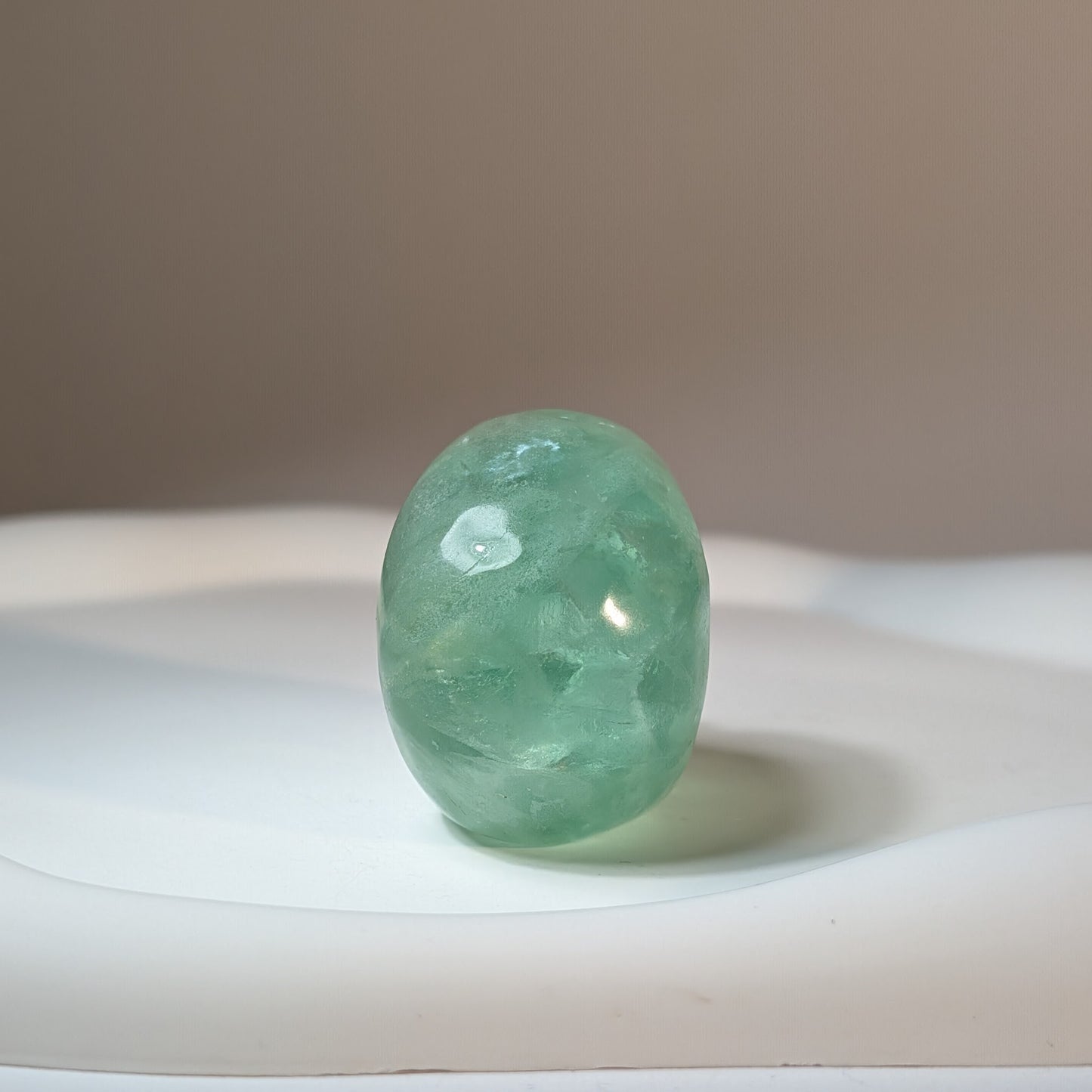 Kristallschädel Borgo Fluorit grün 91g