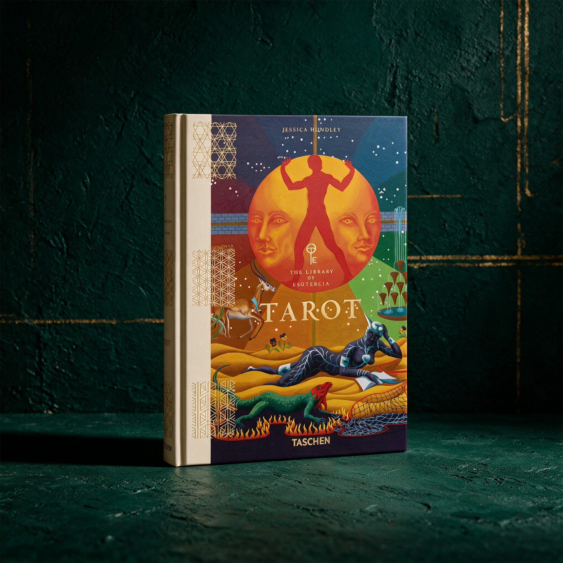 Tarot. The Library of Esoterica (English) â€“ Anwendung vor tiefem SmaragdgrÃ¼n