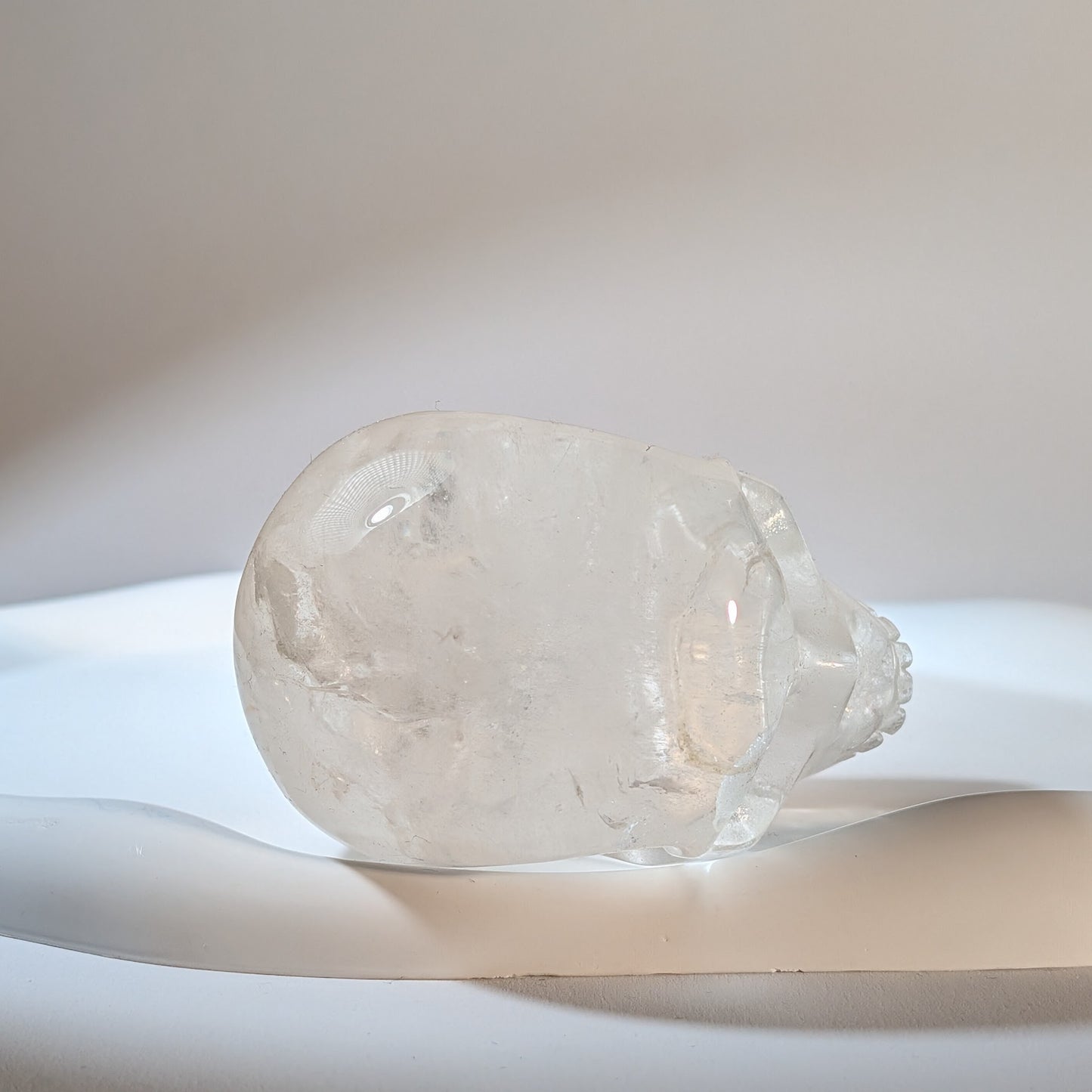 Kristallschädel Amra Bergkristall Oben