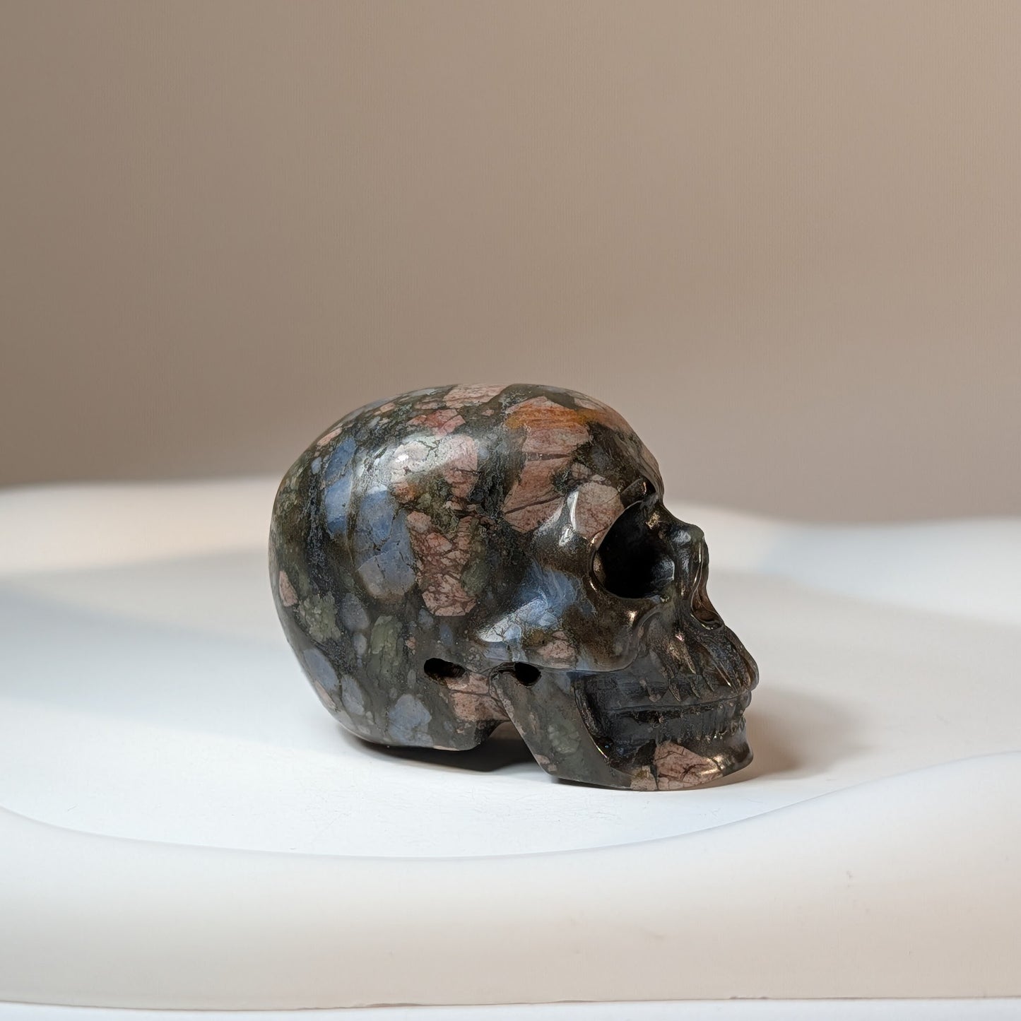 Kristallschädel Tarwakan aus Obsidian, 85g