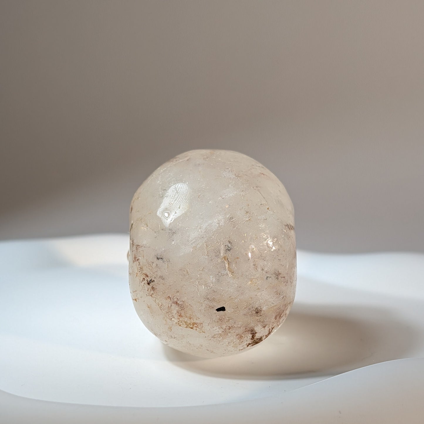 Kristallschädel Bryndis Bergkristall 200g