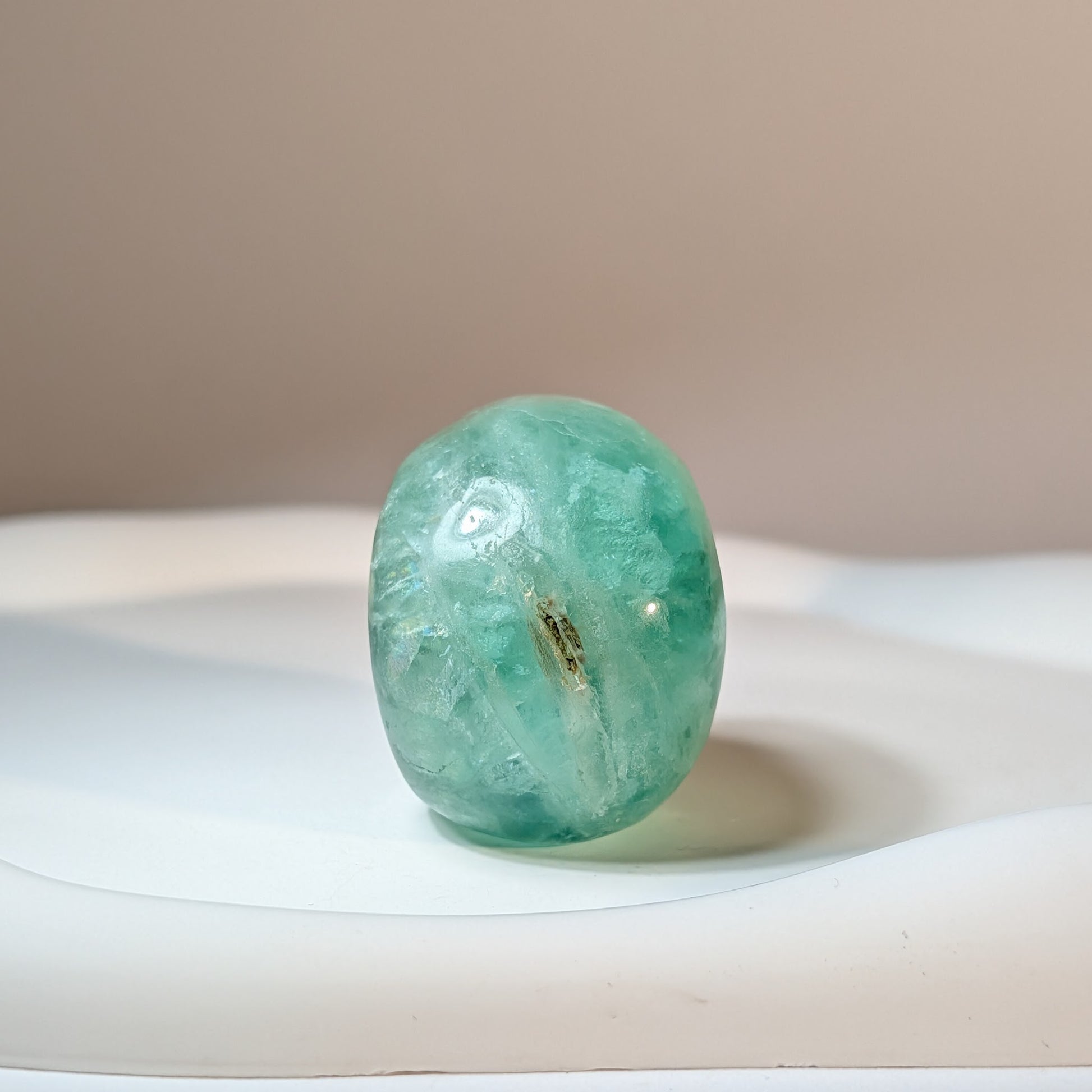 Kristallschädel Hinrik aus Fluorit, 107g