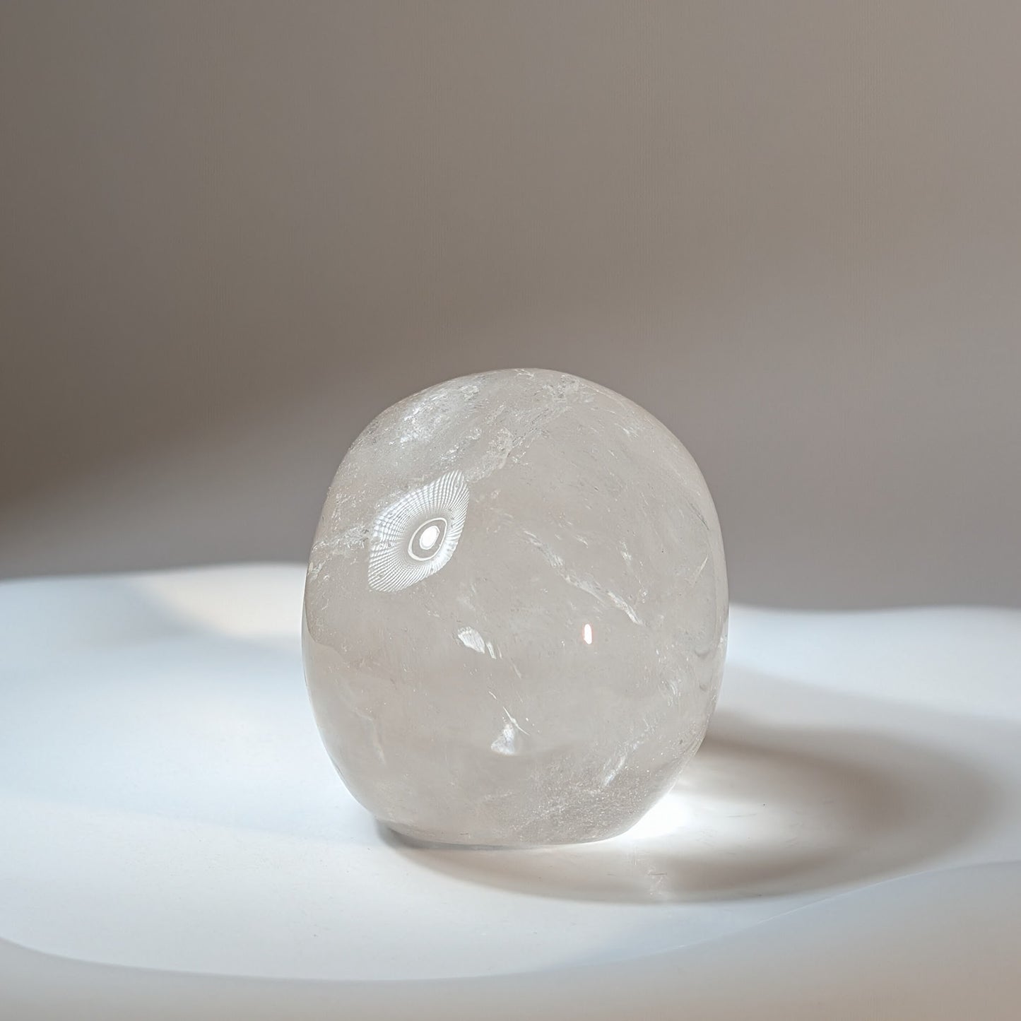 Kristallschädel Navid Bergkristall 203g