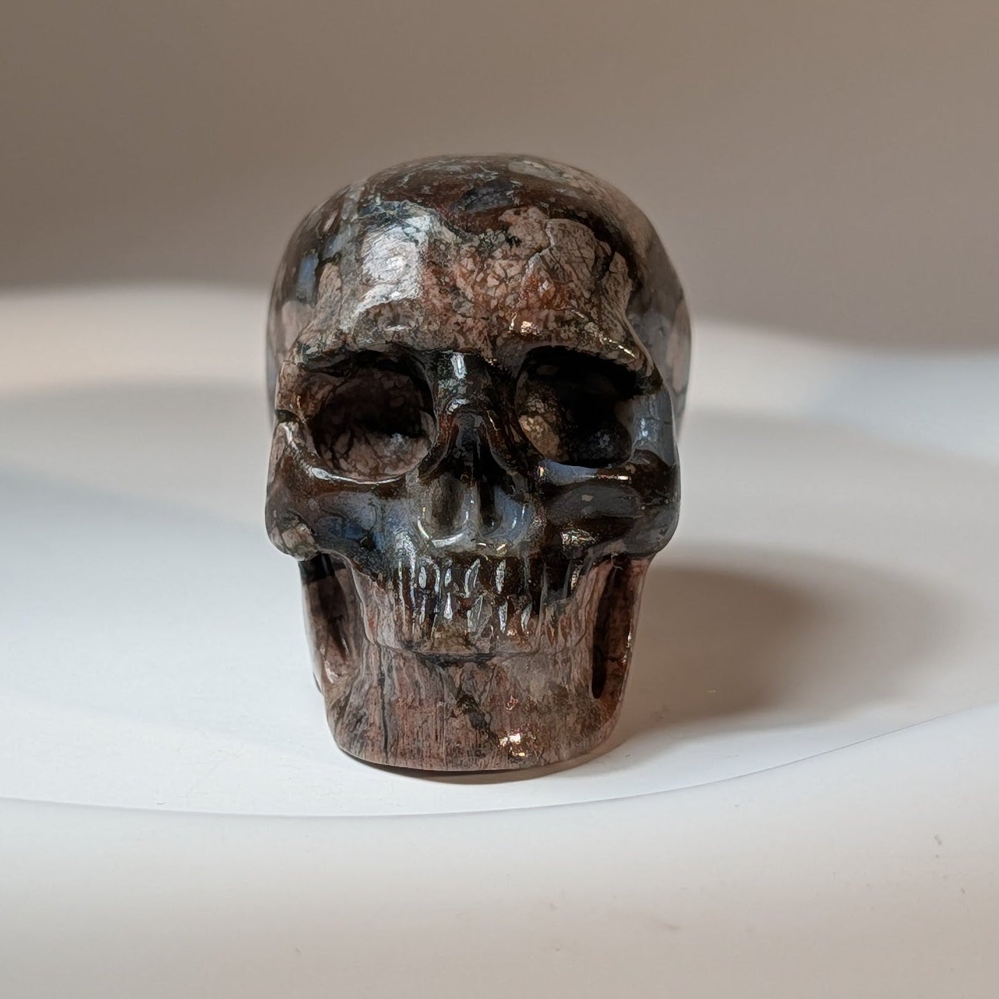 Kristallschädel Vintus aus Obsidian, 82g