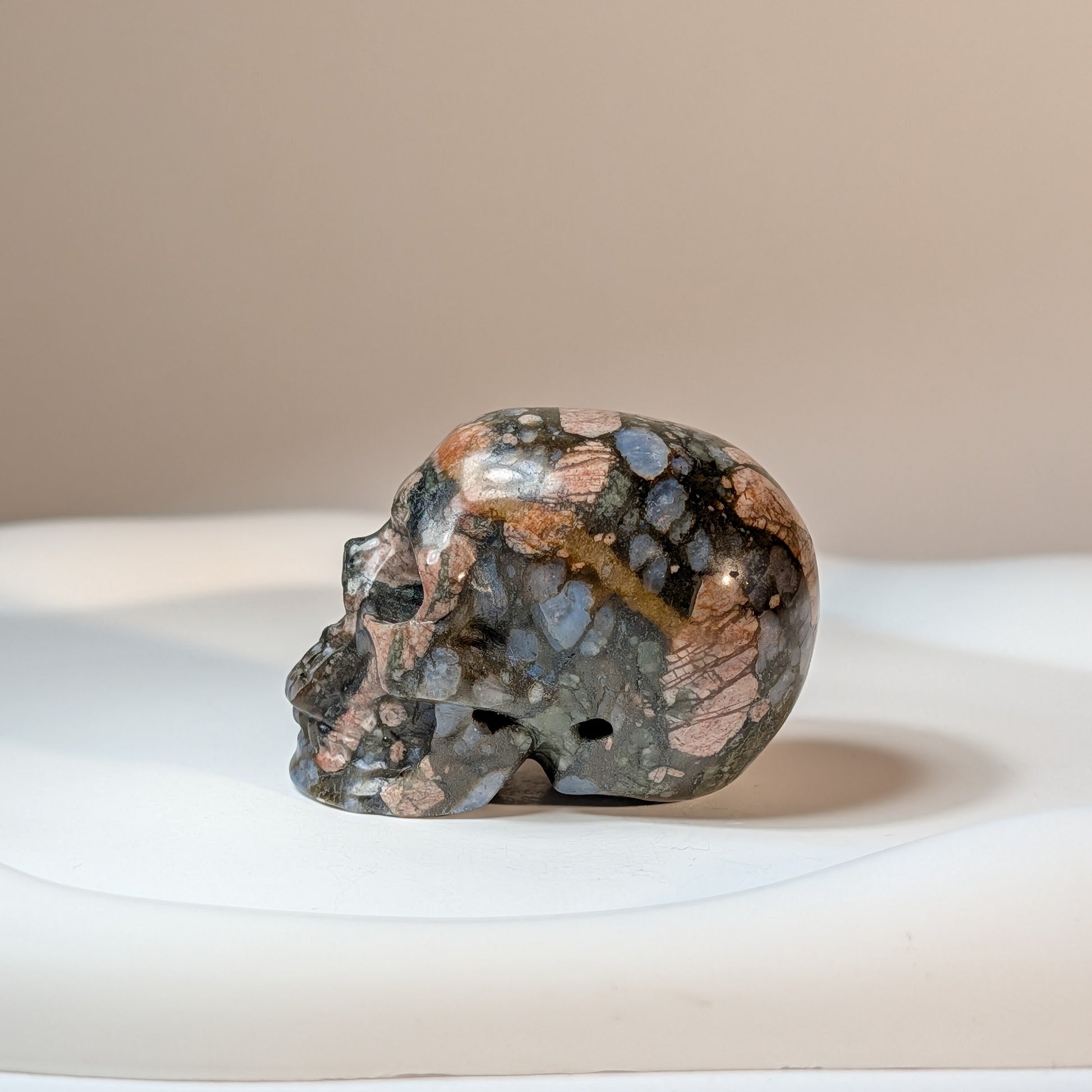 Kristallschädel Tarwakan aus Obsidian, 85g