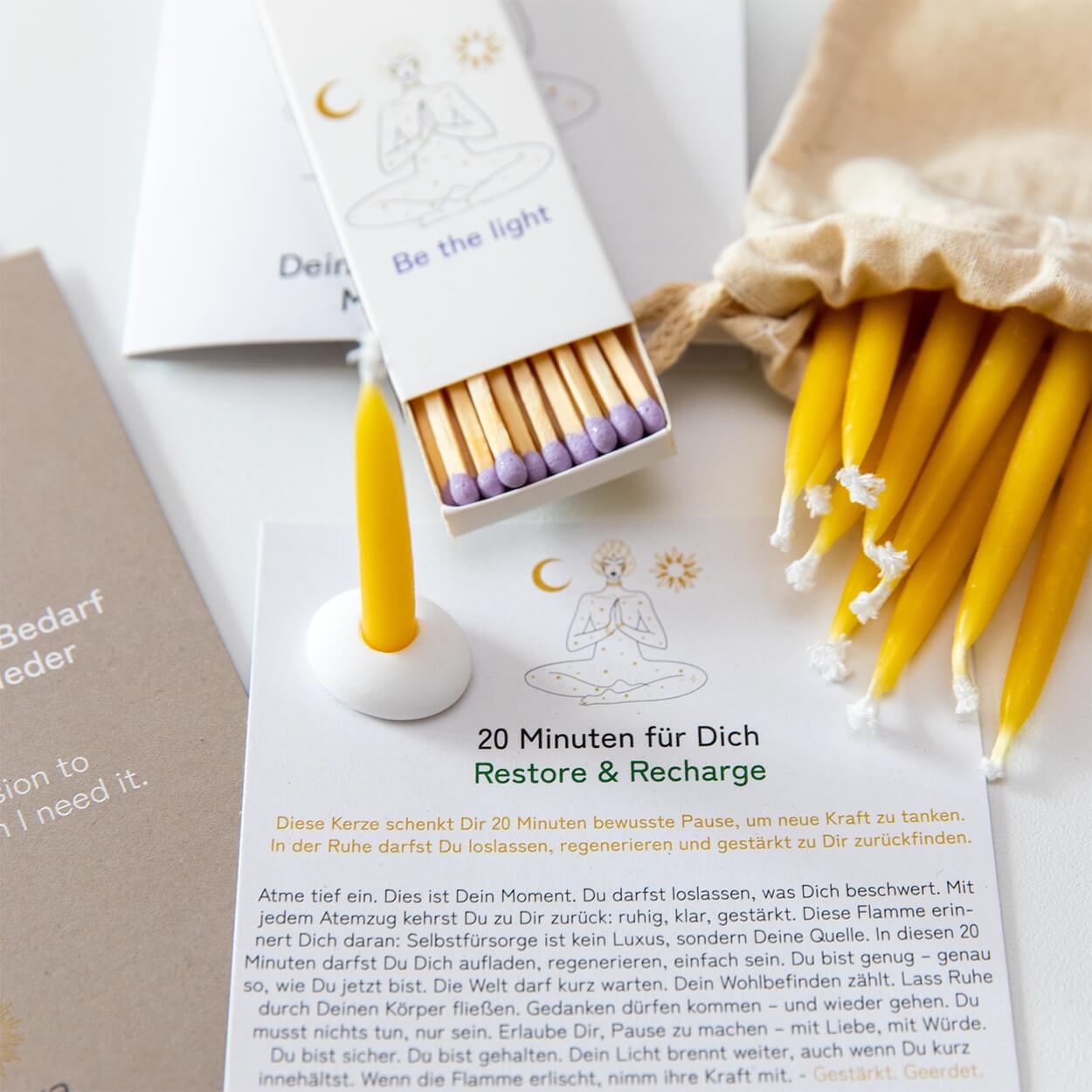 20 Minuten für Dich: Restore & Recharge | Ritual-Set