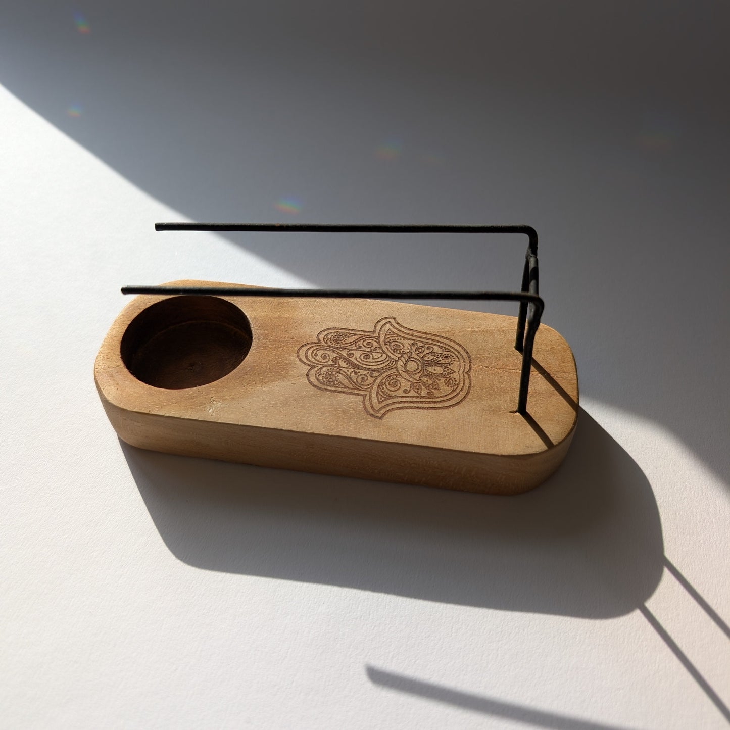 Palo Santo & Räucherbündel Halter | Edles Teakholz