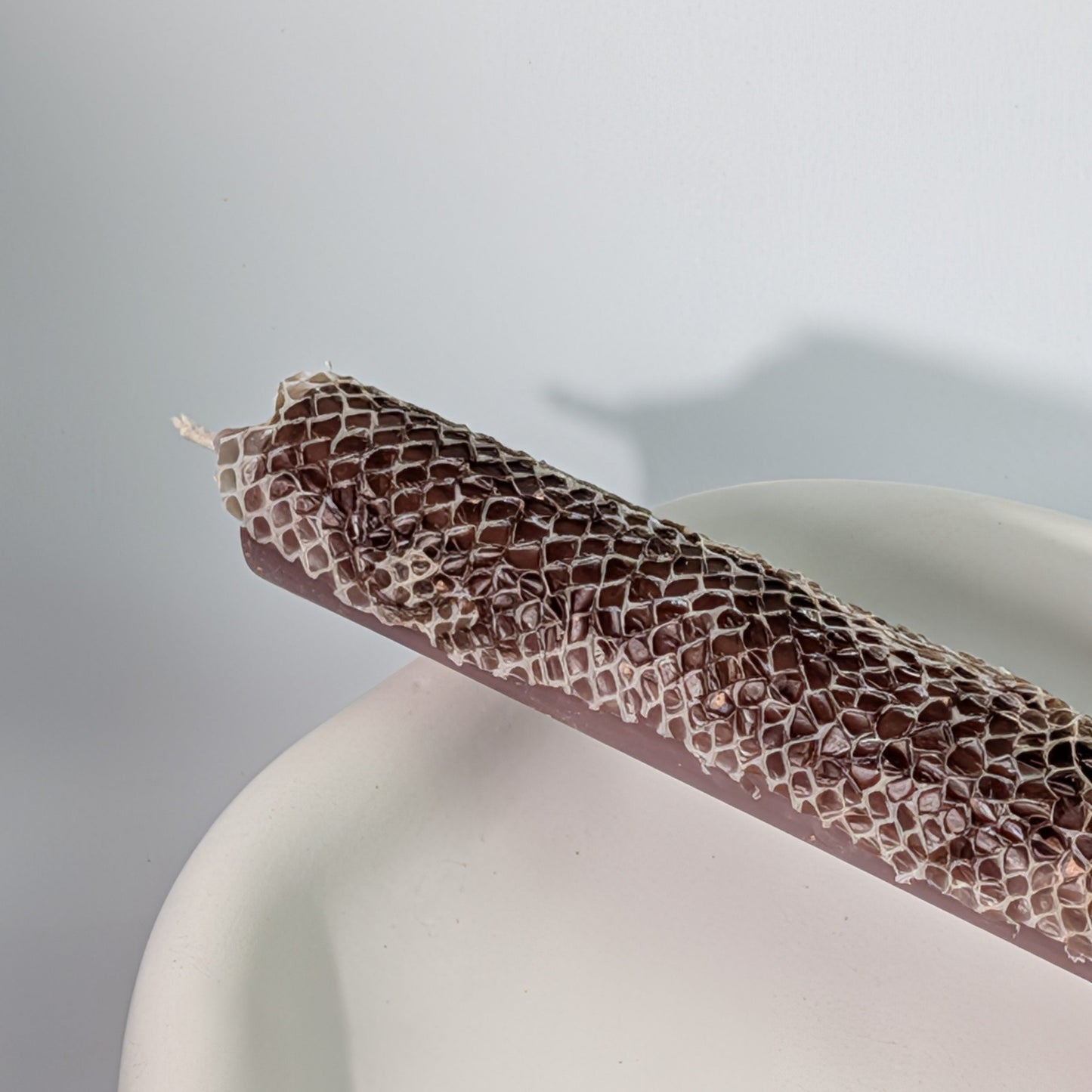 Ritualkerze | Echte Schlangenhaut | Transformation