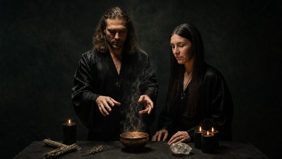 Julia und Leif Daniel, die Hüter des Temple of Desire