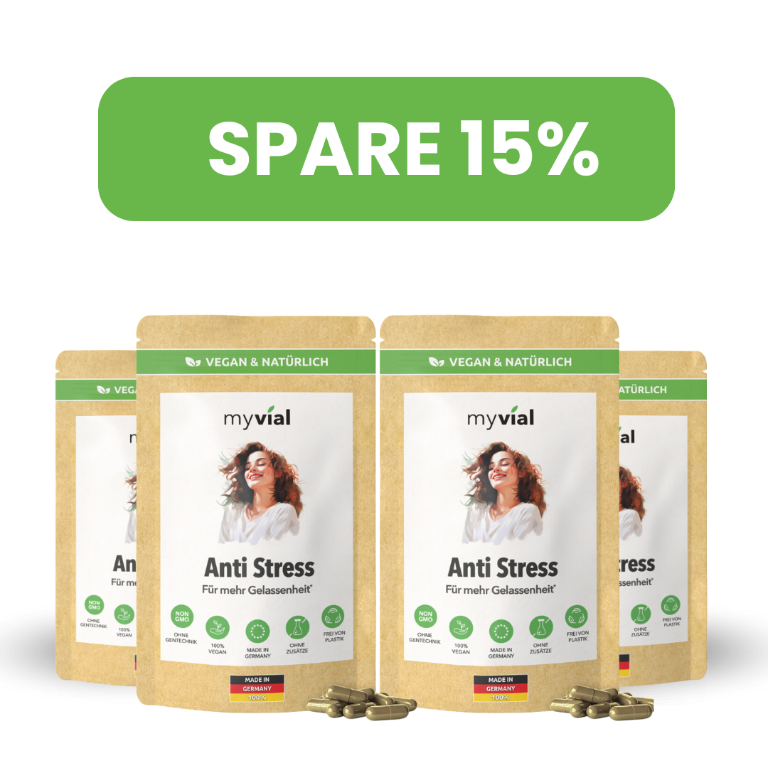 myvial Anti Stress Kapseln, Ansicht im Mehrfachpack