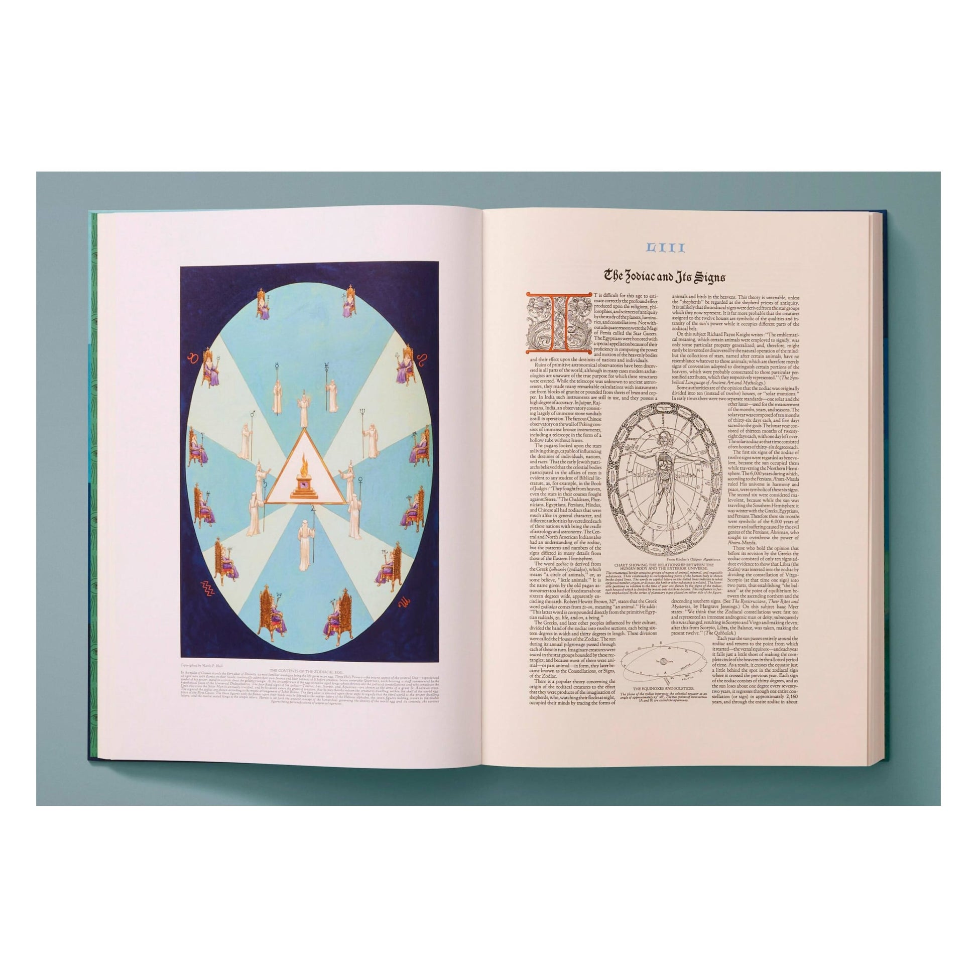 Detail einer ganzseitigen Tafel aus Secret Teachings of All Ages