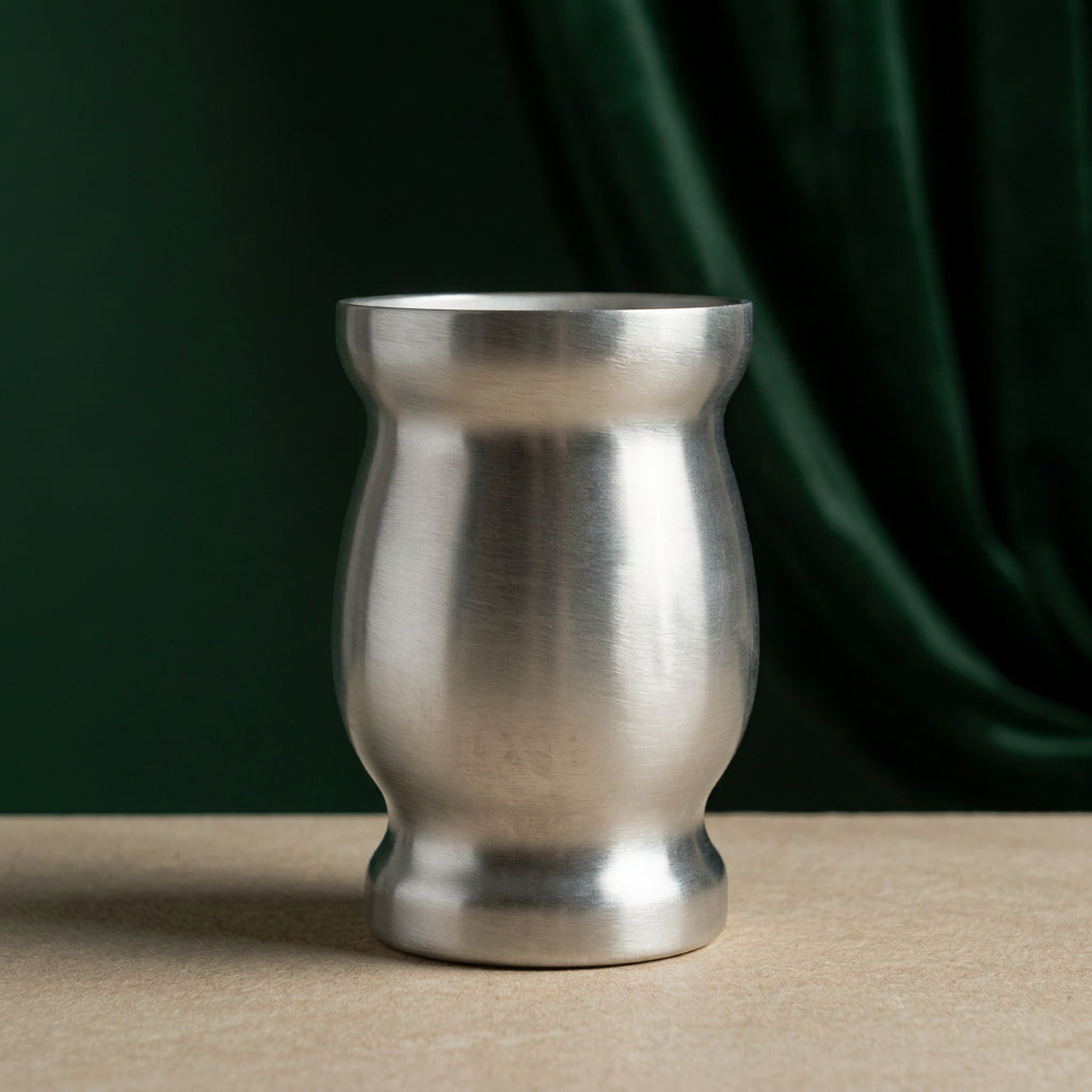 Mate-Kalebasse aus Edelstahl