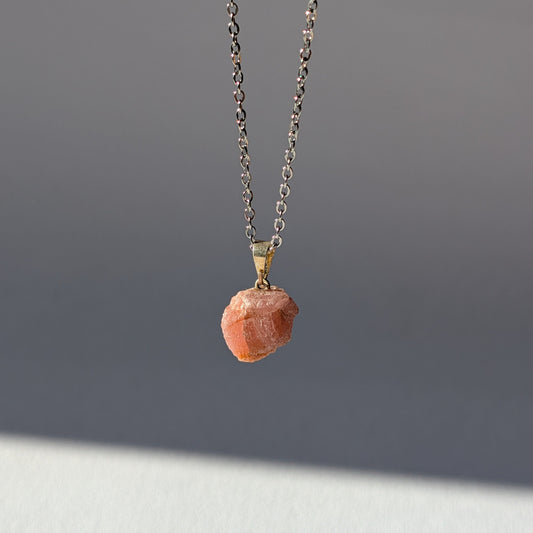 Rosa Turmalin Anhänger Rohstein Pink Herzchakra Heilstein Brasilien Temple of Desire