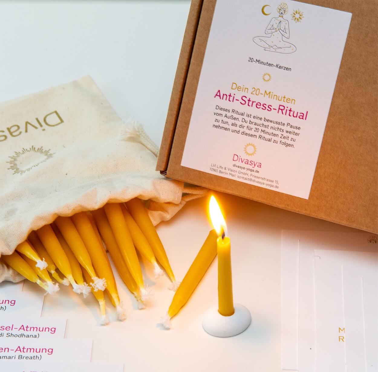Anti-Stress Geschenkset als achtsames Geschenk verpackt