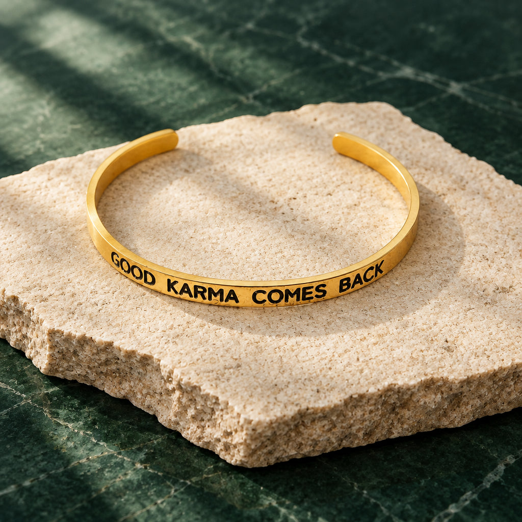 Karma-Armreif „Good Karma comes back“, Produktbild 3