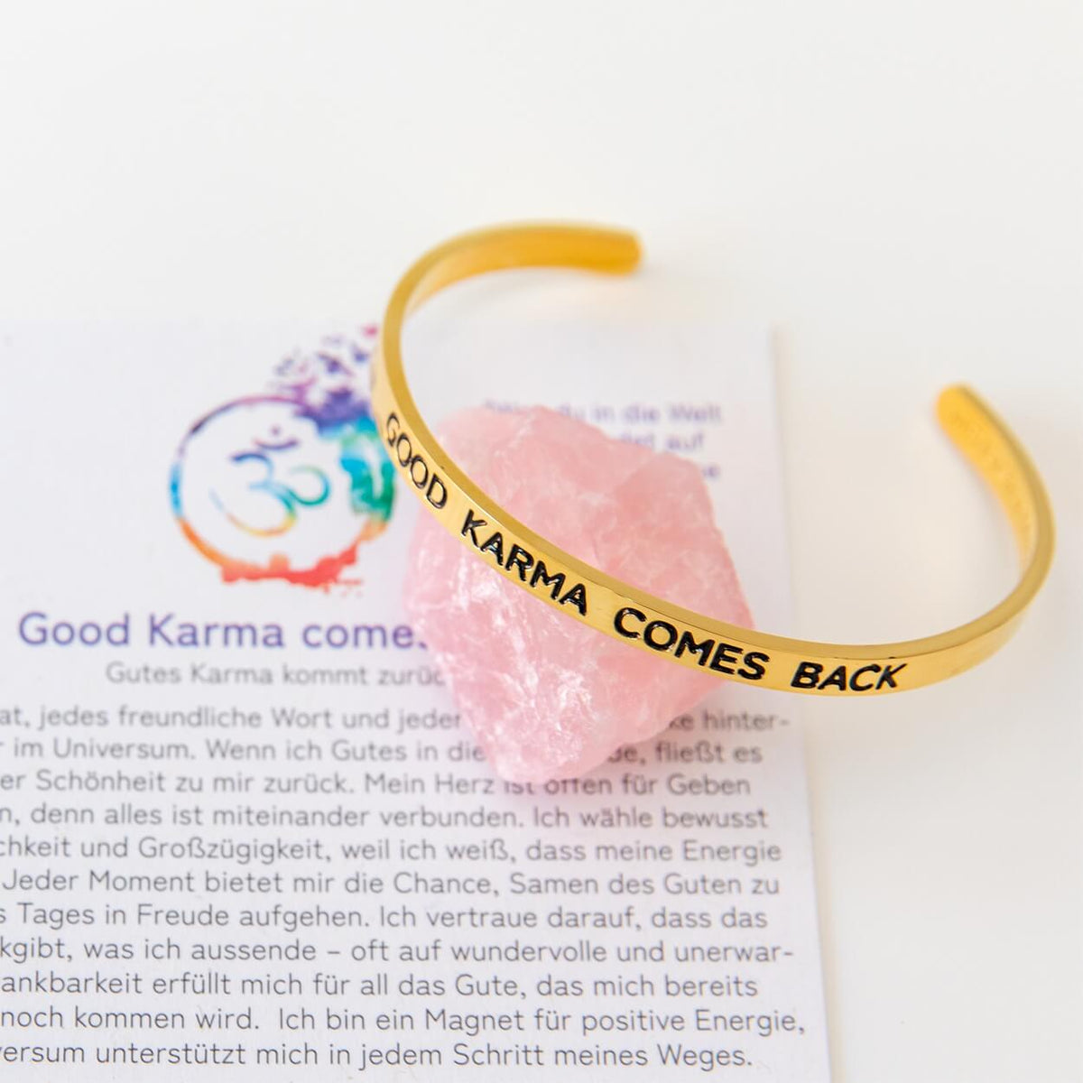 Karma-Armreif „Good Karma comes back“, Produktbild 6
