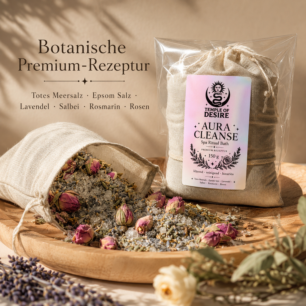 Aura Cleanse Doppelpack | Spa Ritualbad mit Totem Meersalz und Kräutern