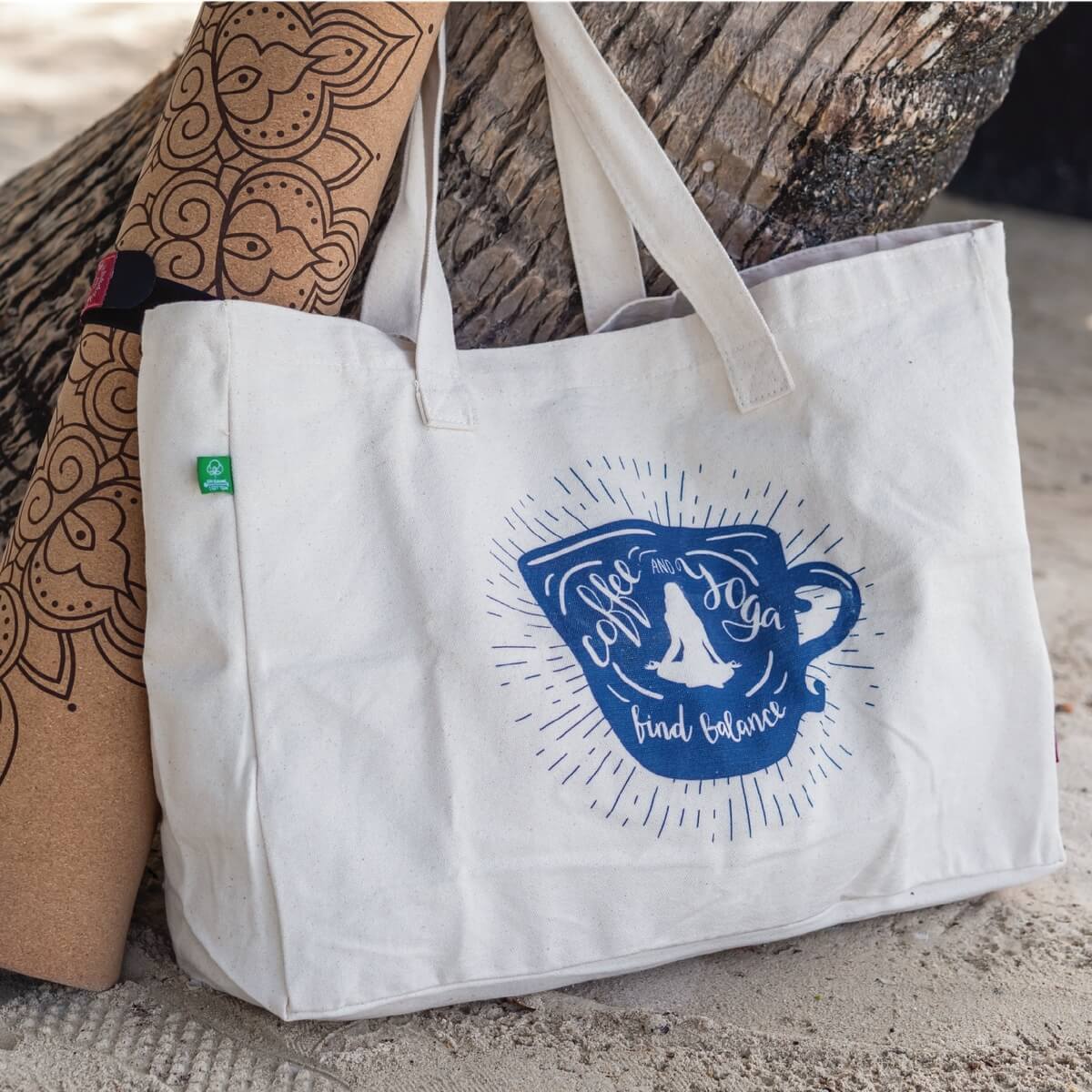 Yoga-Shopper aus Bio-Baumwolle, Produktbild 7