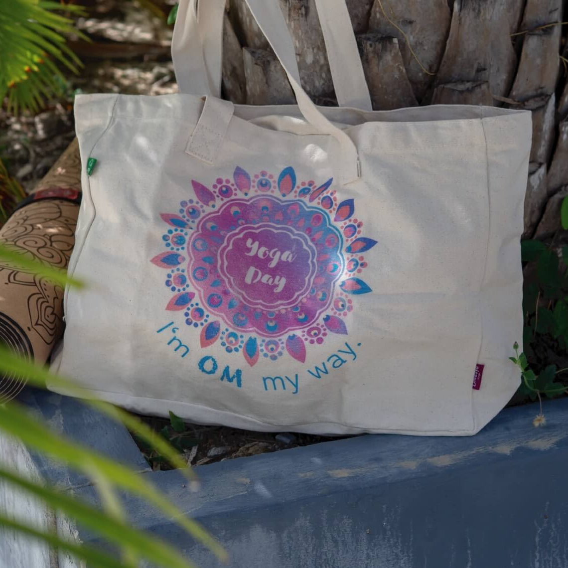 Yoga-Shopper aus Bio-Baumwolle, Produktbild 3