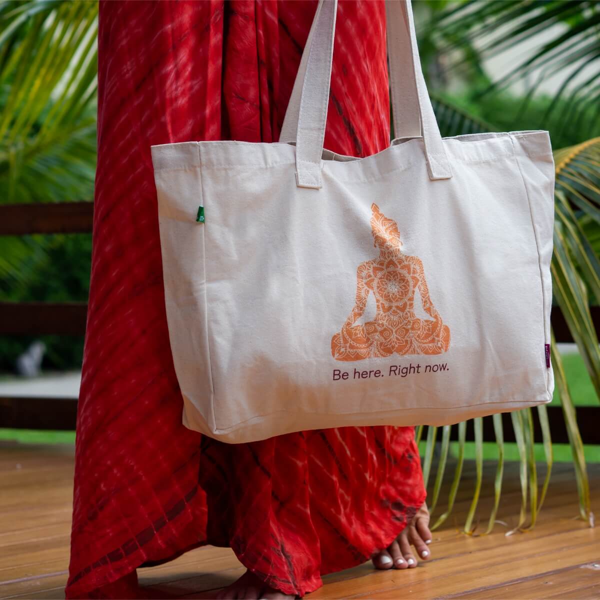 Yoga-Shopper aus Bio-Baumwolle