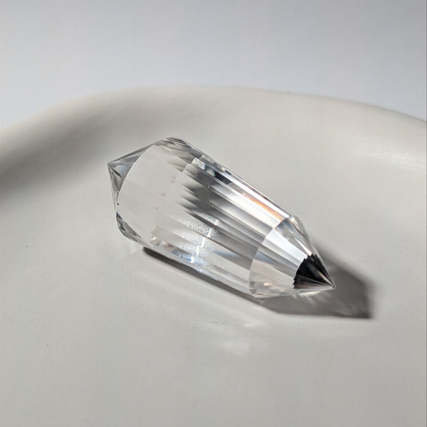 Bergkristall Vogel Kristall 24 Facetten Doppelender Energiearbeit