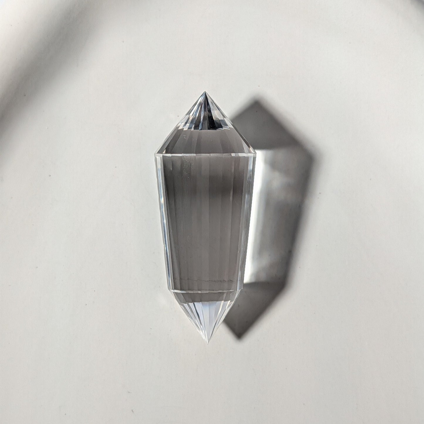 Bergkristall Vogel Kristall 24 Facetten Doppelender Energiearbeit