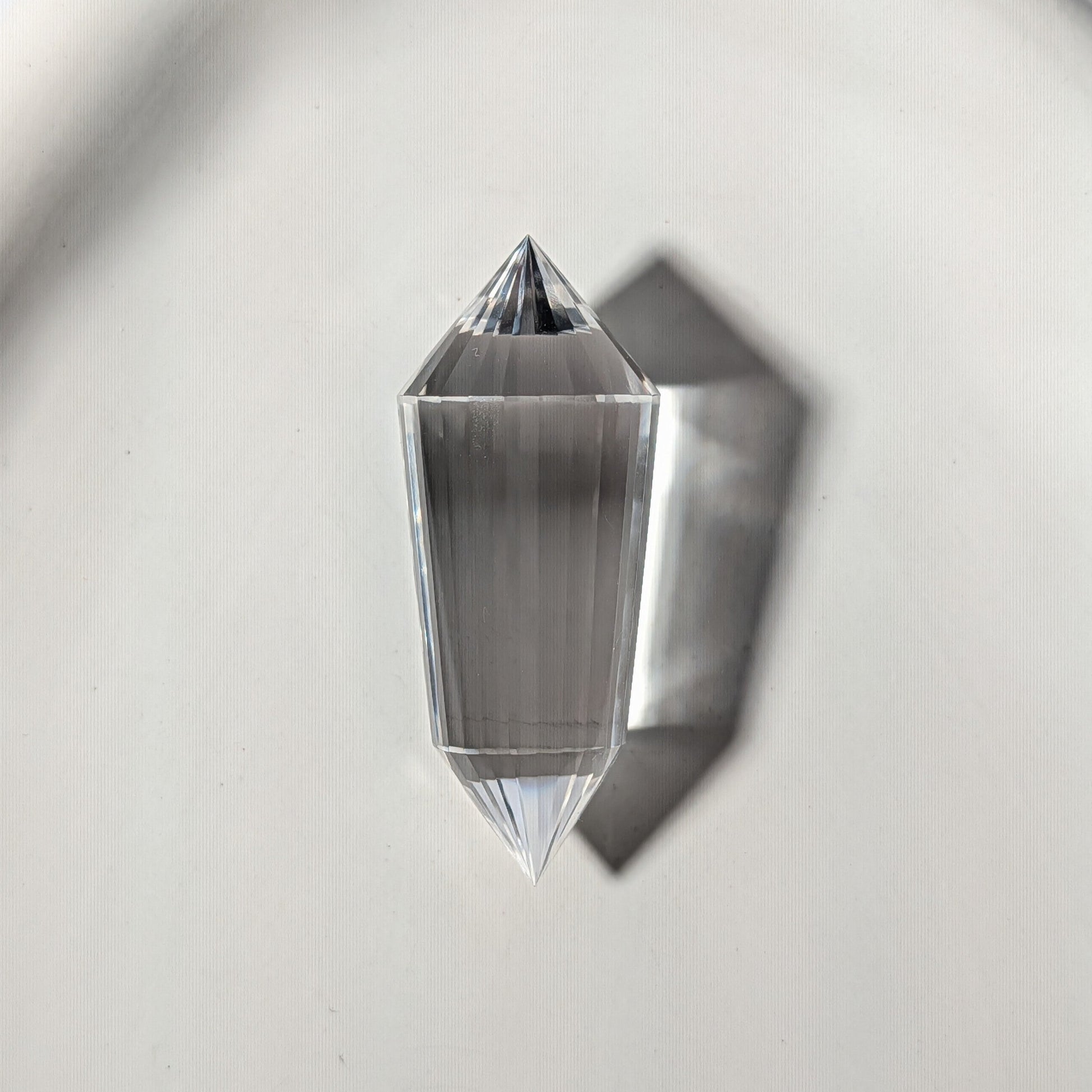 Bergkristall Vogel Kristall 24 Facetten Doppelender Energiearbeit