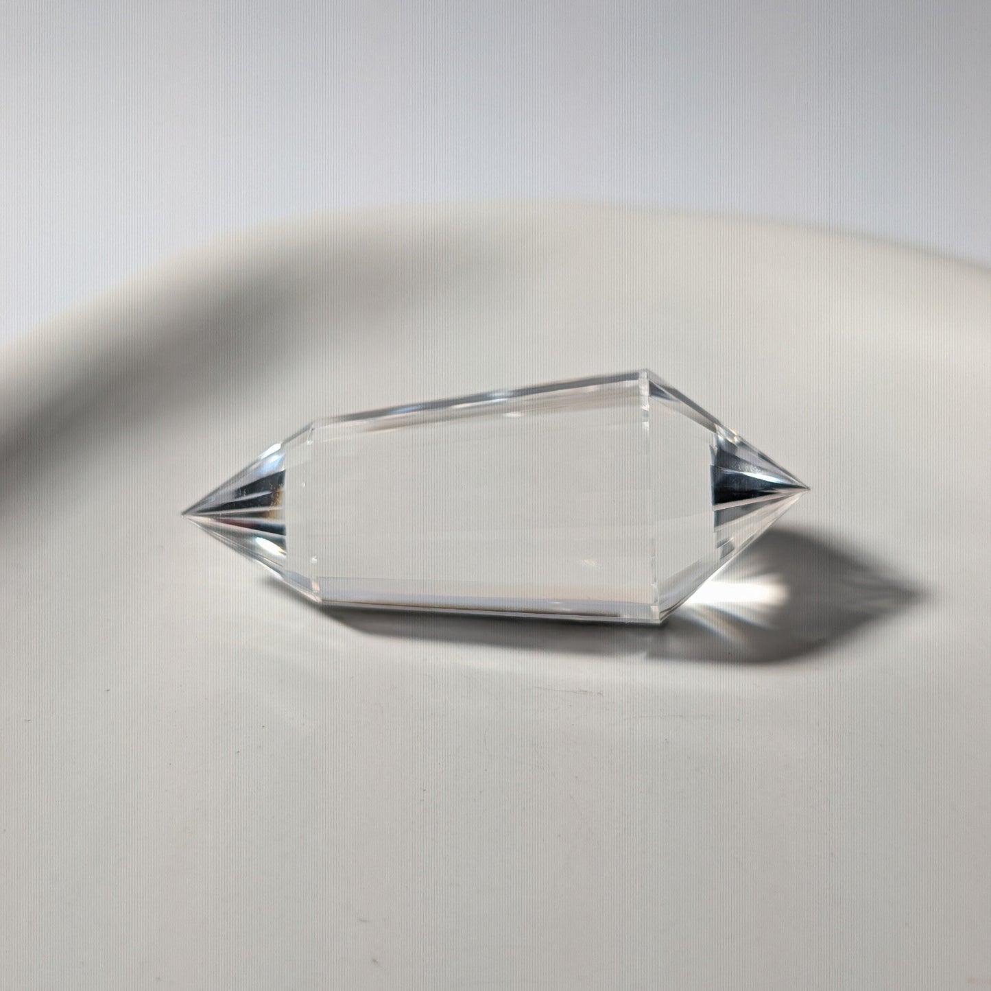 Bergkristall Vogel Kristall 24 Facetten Doppelender Energiearbeit