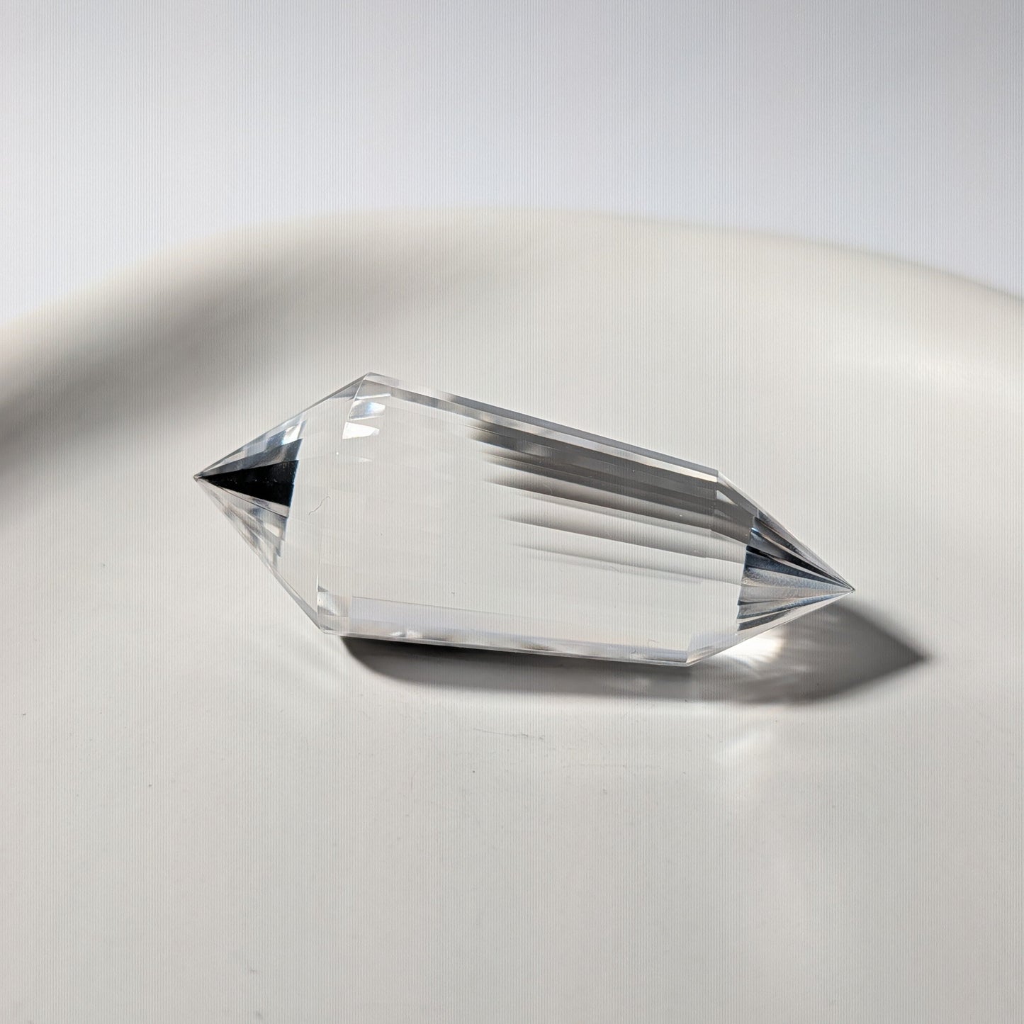 Bergkristall Vogel Kristall 24 Facetten Doppelender Energiearbeit