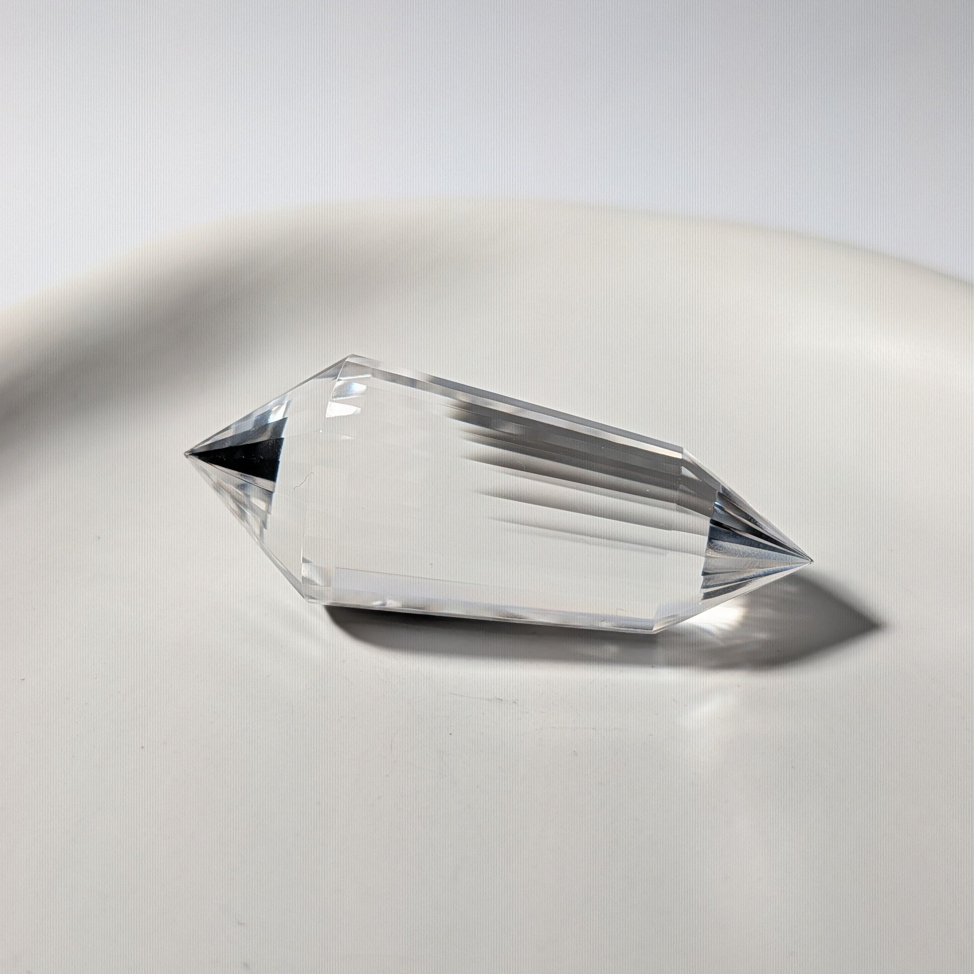 Bergkristall Vogel Kristall 24 Facetten Doppelender Energiearbeit