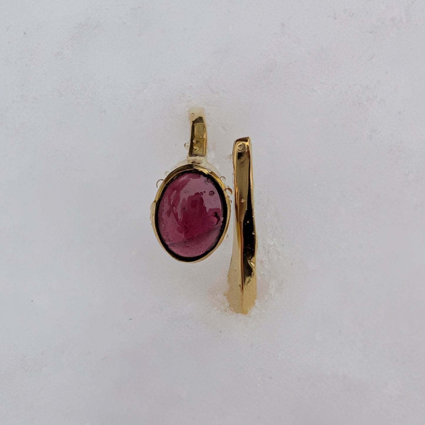 Bronze Ring verstellbar Edelstein Mineralstein Mondstein Malachit Amethyst Temple of Desire