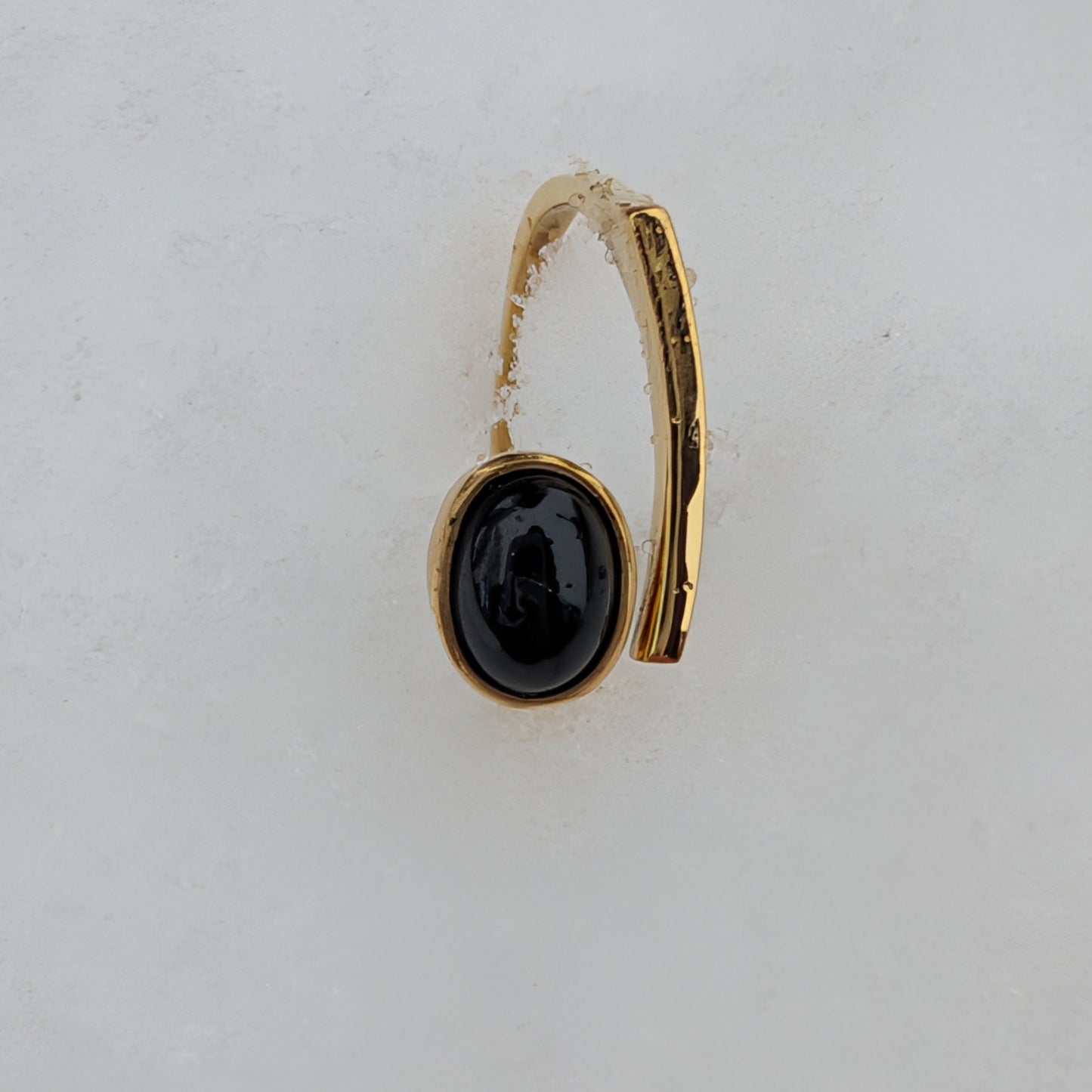 Bronze Ring verstellbar Edelstein Mineralstein Mondstein Malachit Amethyst Temple of Desire