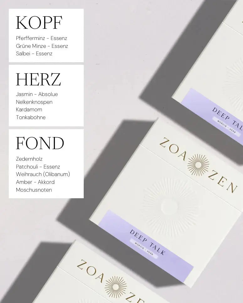 ZoaZen Deep Talk Zen Paper auf hellem Untergrund