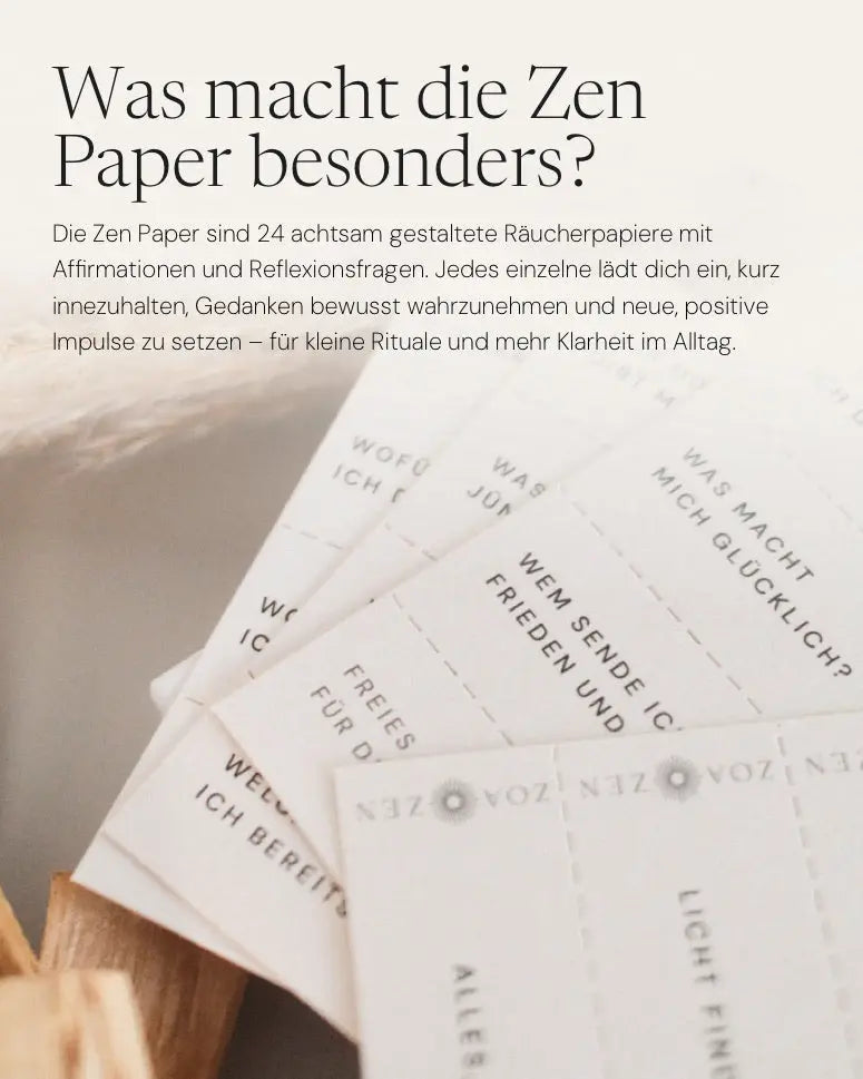 ZoaZen Deep Talk Verpackung mit Duftbeschreibung