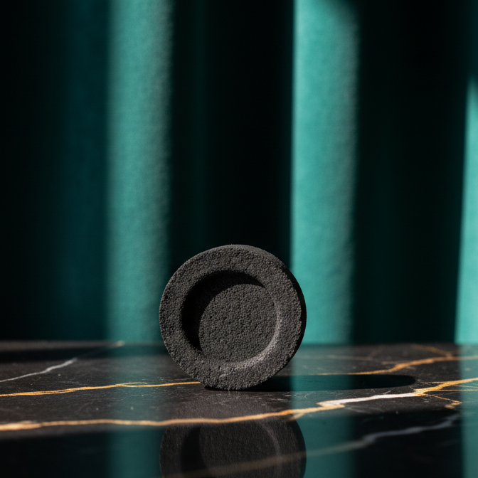 Eine Rolle mit 10 schnellzündenden Kohletabletten für Räucherrituale.