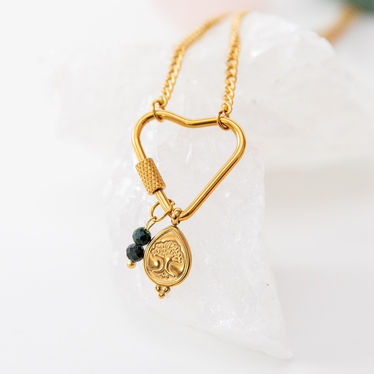 Soul Charms Grounded Soul Kette mit Lebensbaum-Anhänger