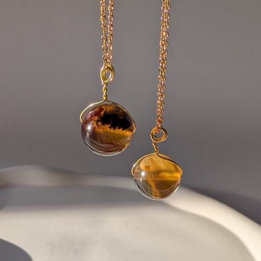 Karibische Bernstein Halskette