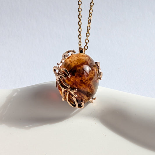 Karibischer Bernstein Talisman | Einzelstück | Handgefertigt