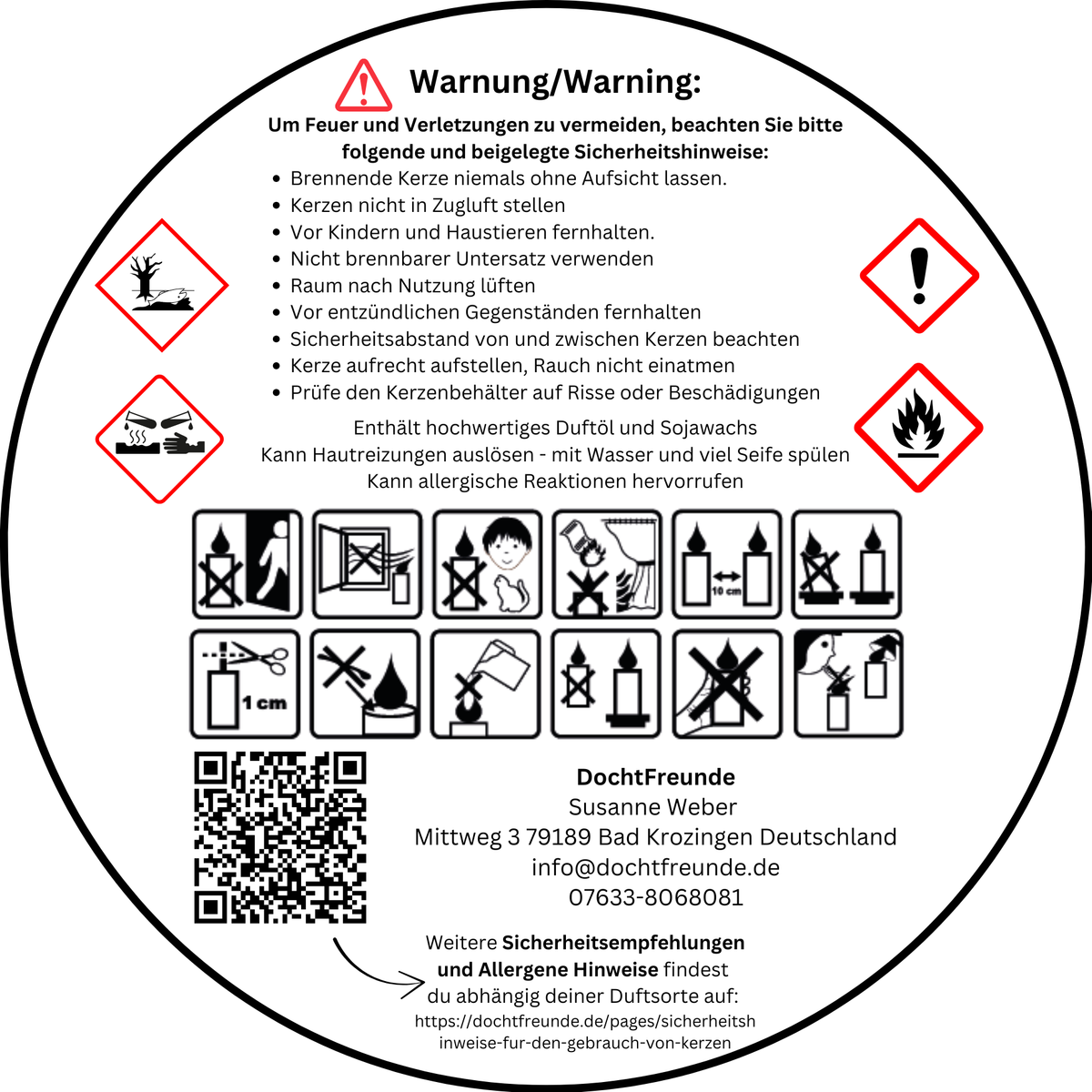 Sternzeichen-Duftkerze Krebs, Ansicht 10