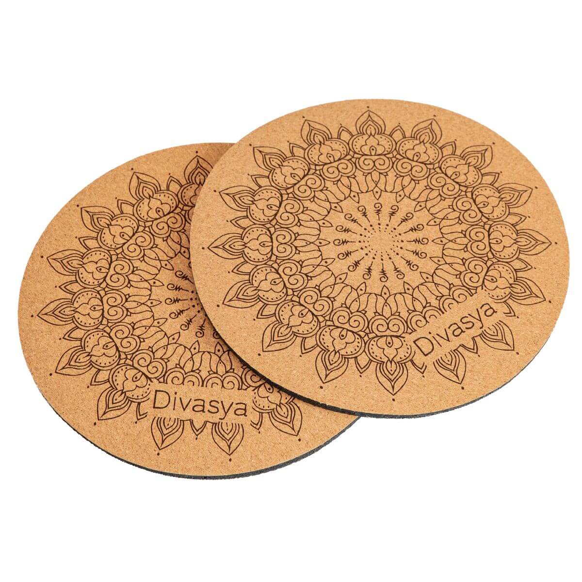 Yoga Kniepads aus Kork & Naturkautschuk | 2er-Set für schmerzfreie Knie
