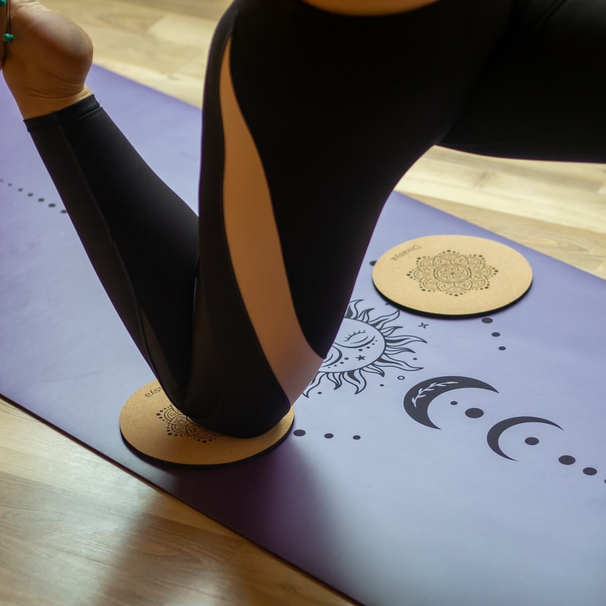 Kniepads Yoga im Design Yantra Wheel