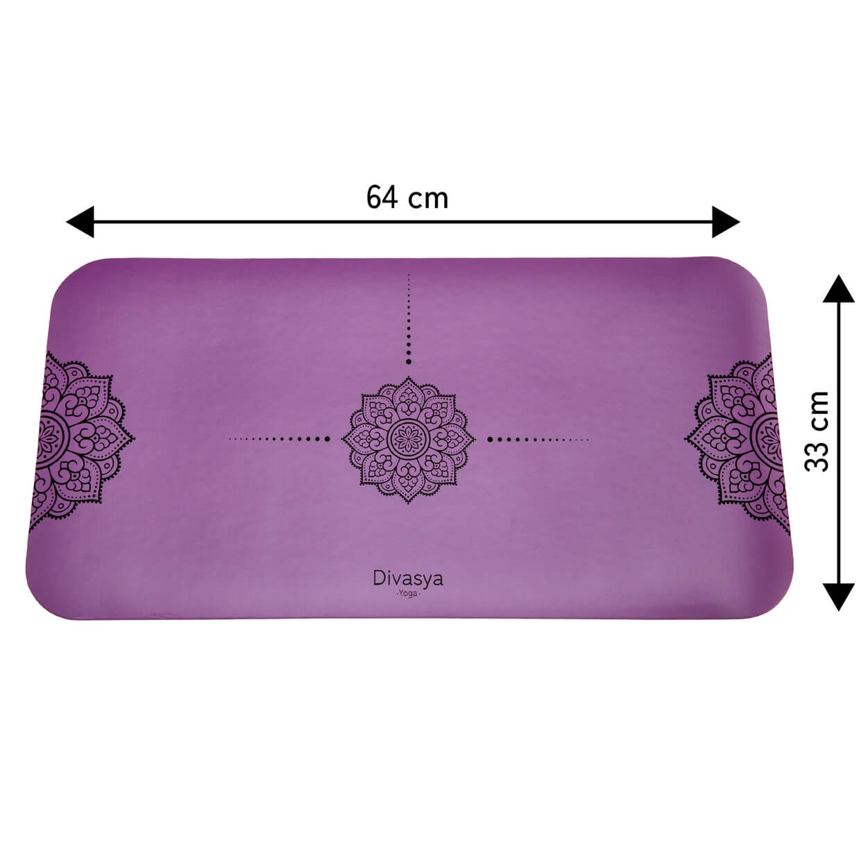 Yoga Knie Pad mit japanischem Grip | 64 x 33 cm, extra rutschfest